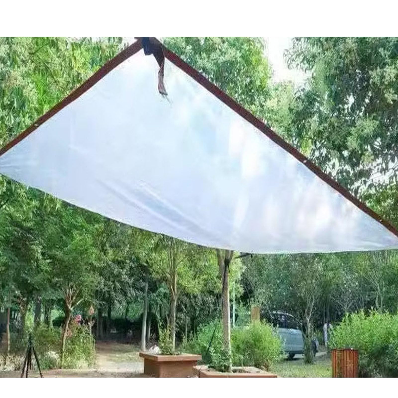 Telone Trasparente Con Occhielli - 1.5x2 M, Impermeabile, Per Serre, Mobili Da Giardino E Animali - Foto 2