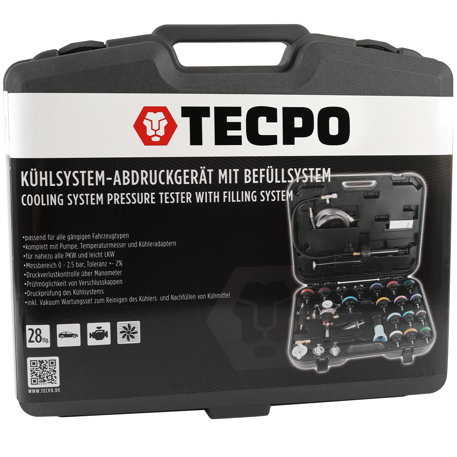 Unità Di Riempimento E Spurgo Del Sistema Di Raffreddamento - 6 Pezzi - Incl. Adattatore - Foto 4