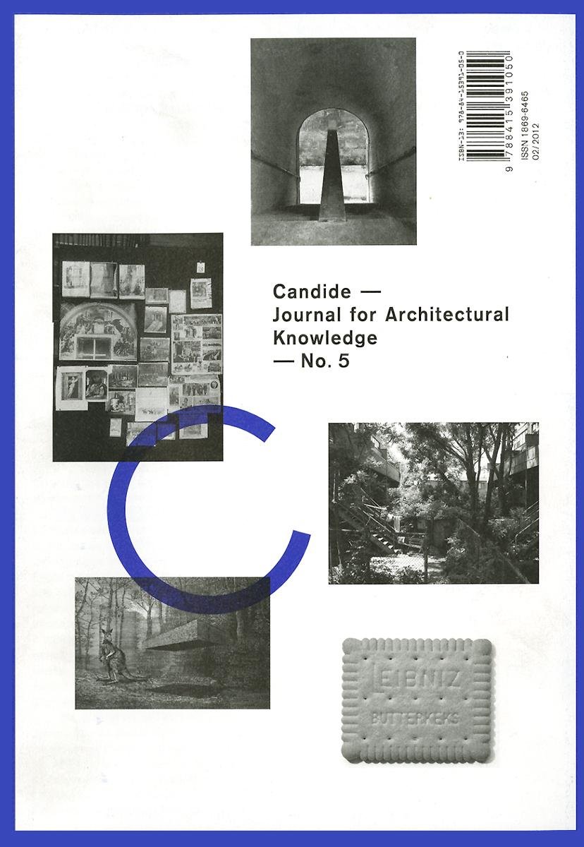 Candide 5: Journal for Architectural Knowledge livre théorie essai