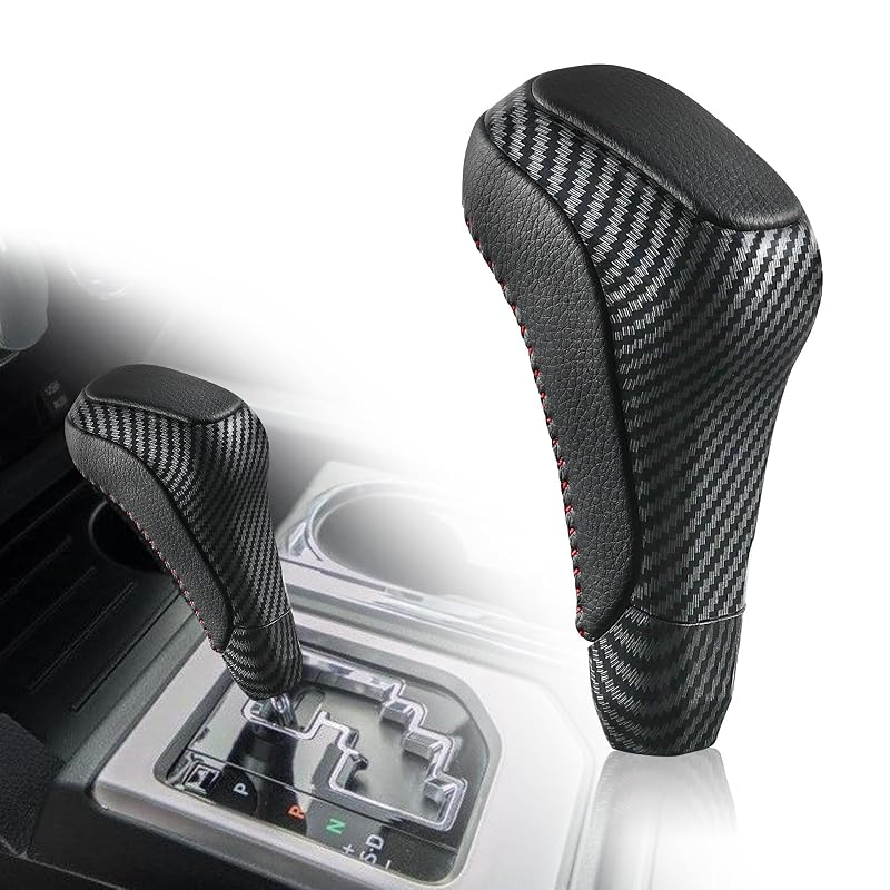 Manopla de Câmbio Automático JDMON com Padrão de Fibra de Carbono para Toyota 4Runner e Tundra TRD PRO