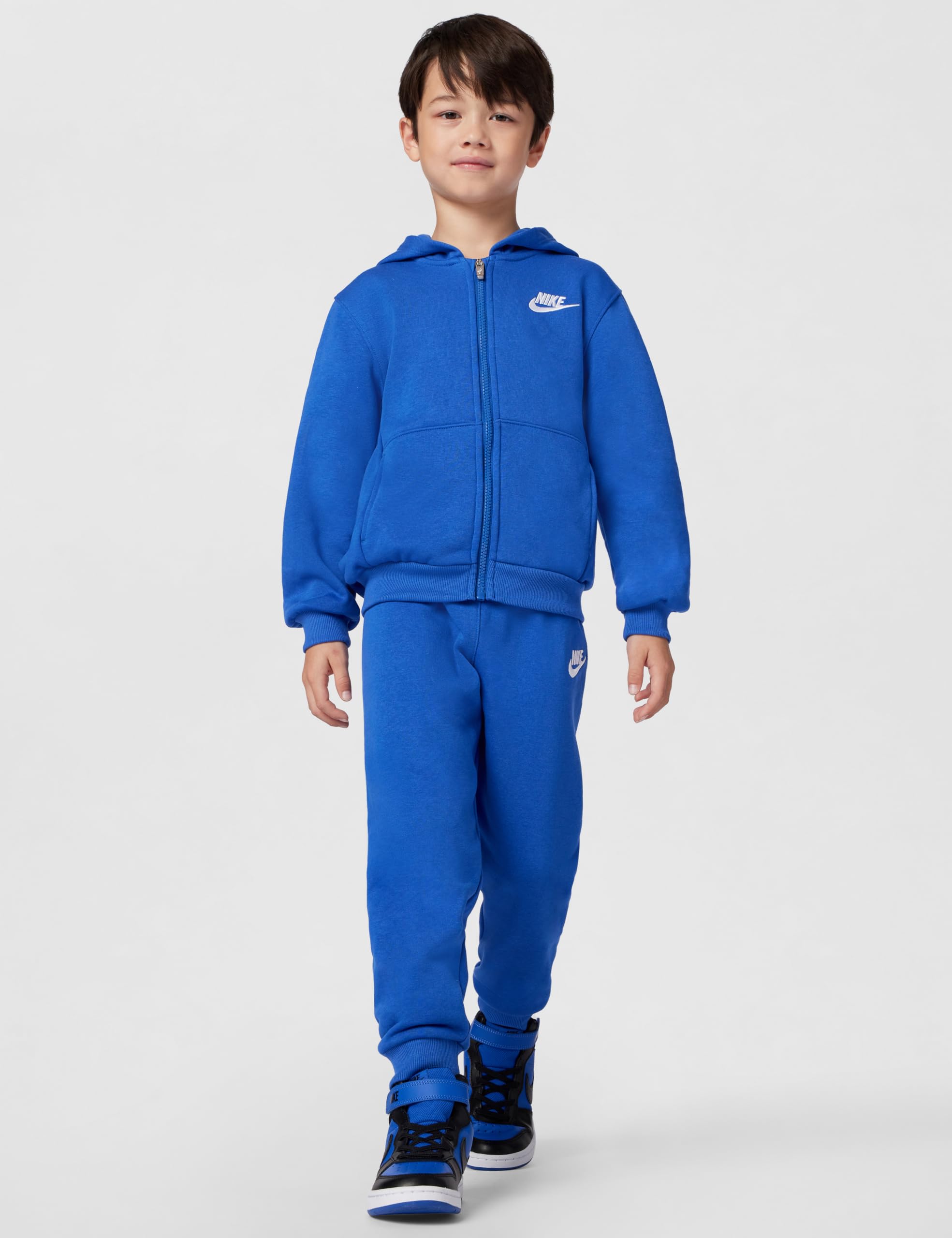 Nike Tuta da Bambini Club Fleece Zip Blu
