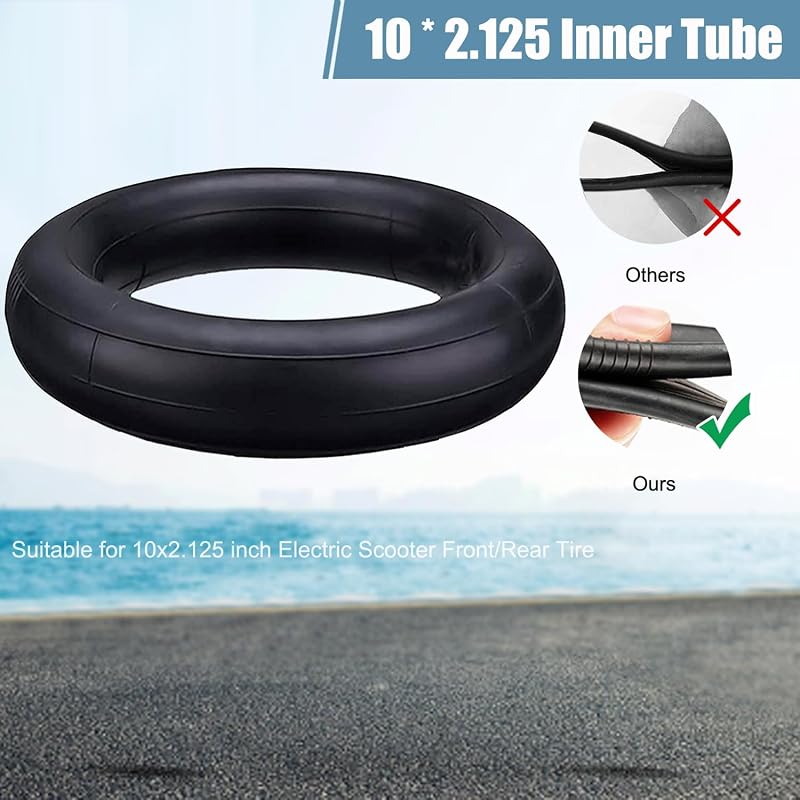 OUXI 10x2.125 Colos Belső Gumi 2db Elektromos Roller Erősített Csere Gumi - c 2pcs inner