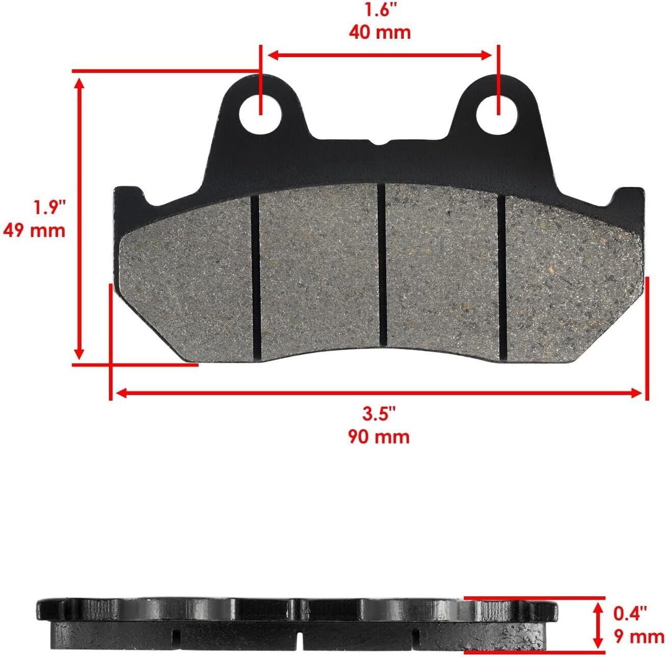 Replacement Parts for for Honda NV750C Shadow 750 1986 Front Brake Pads & Rear Brake Shoes Mod-BP8-3558