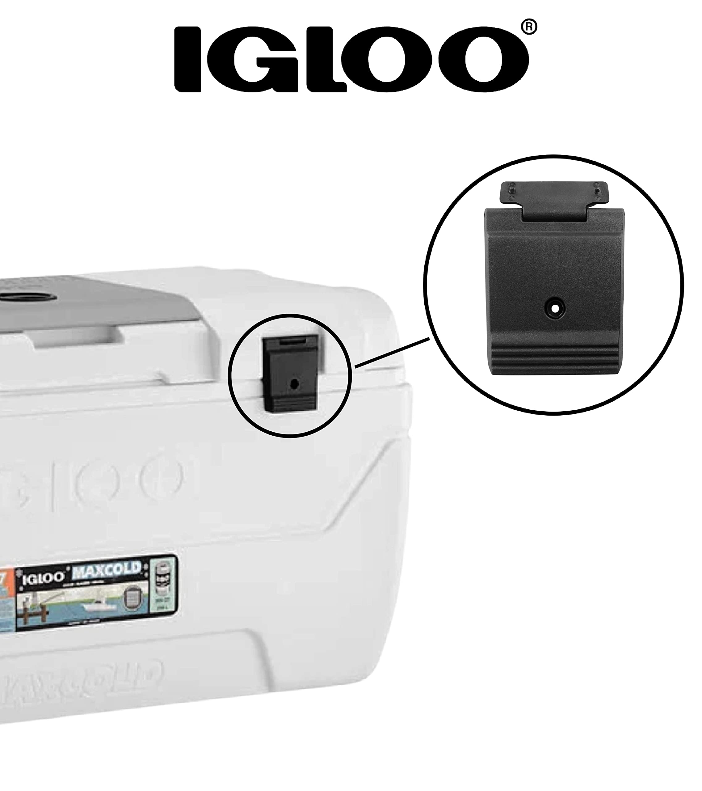 Kit Di 2 Chiusure Meccaniche Oversize Per Refrigeratori Igloo 150-165 QT, Con Viti Inox