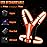 OMKHE LED Reflective Vest Running Gear, Lights Up Running Vest Rechargeable, High Visibility Reflective Running Gear for Night Walking Running Cycling Jogging