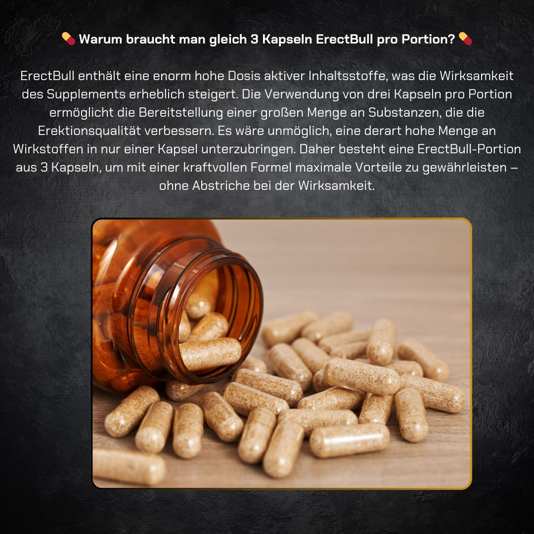Libido Booster – MACA, Tribulus terrestrisn, Muira puama, Rhodiola rosea - Kapseln für Männer zur Steigerung von Libido, Empfindungen, Verlangen, Leidenschaft | ManLife LibiDose 90 vegane Kapseln