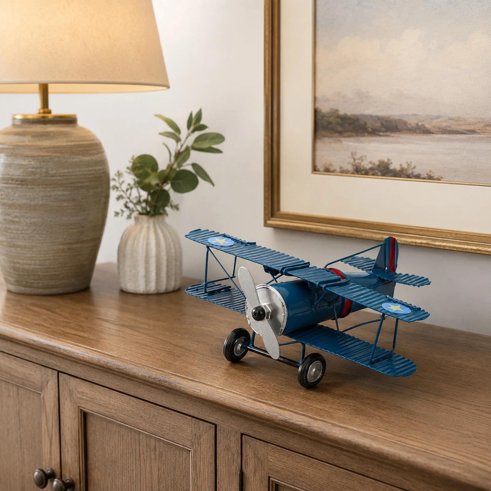 Amazon.com: LOGOFUN Vintage Airplane Decor Metal Iron Aircraft