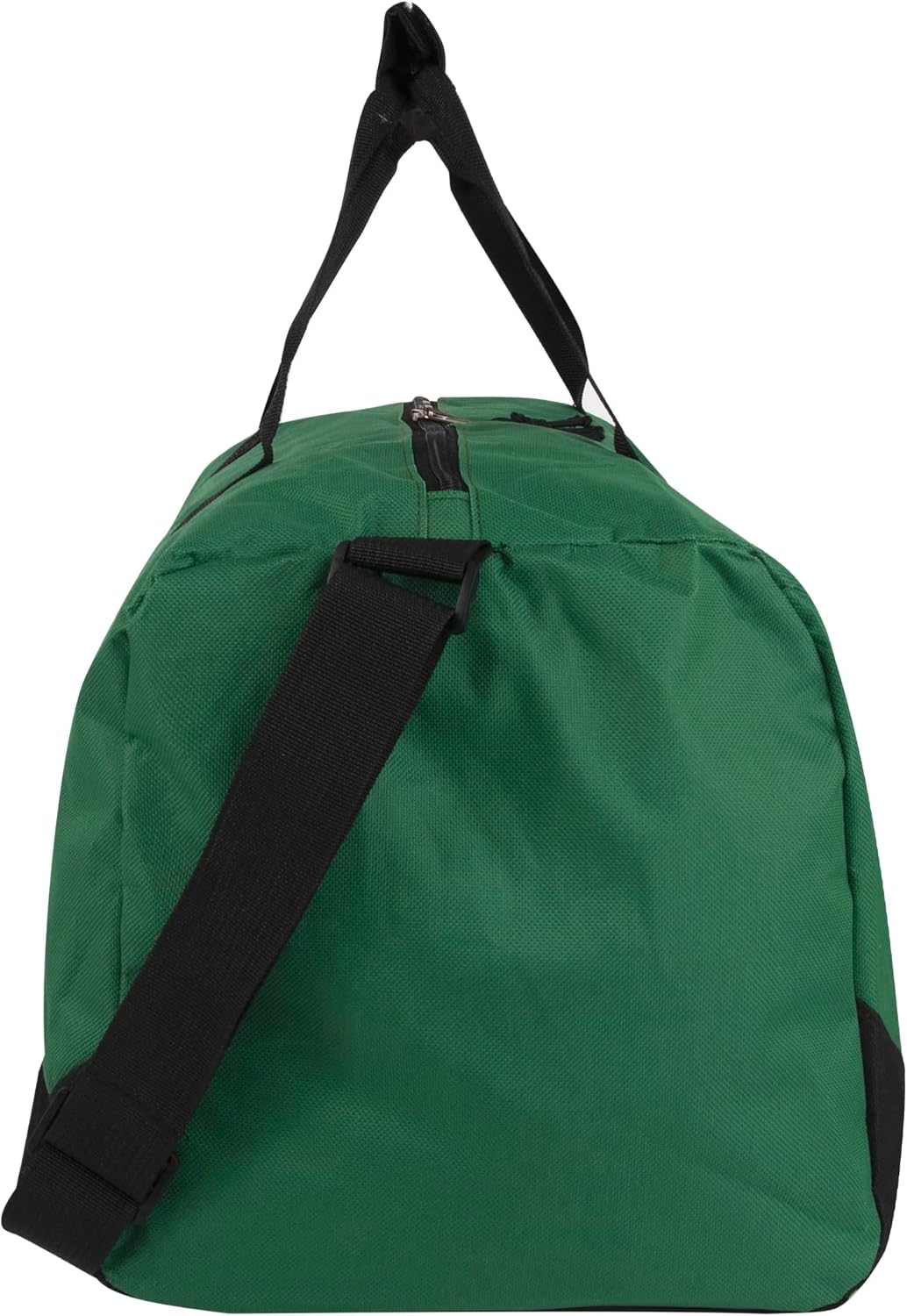 24 Pack Bulk Duffle Bags Wholesale by the Case for Homeless, Sports Teams, and Duffle Bags for Foster Kids (All Green Pack)