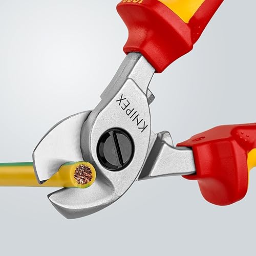 Miniatura 4 de Knipex Tijeras de cable 95 16 165 6,5" VDE probado