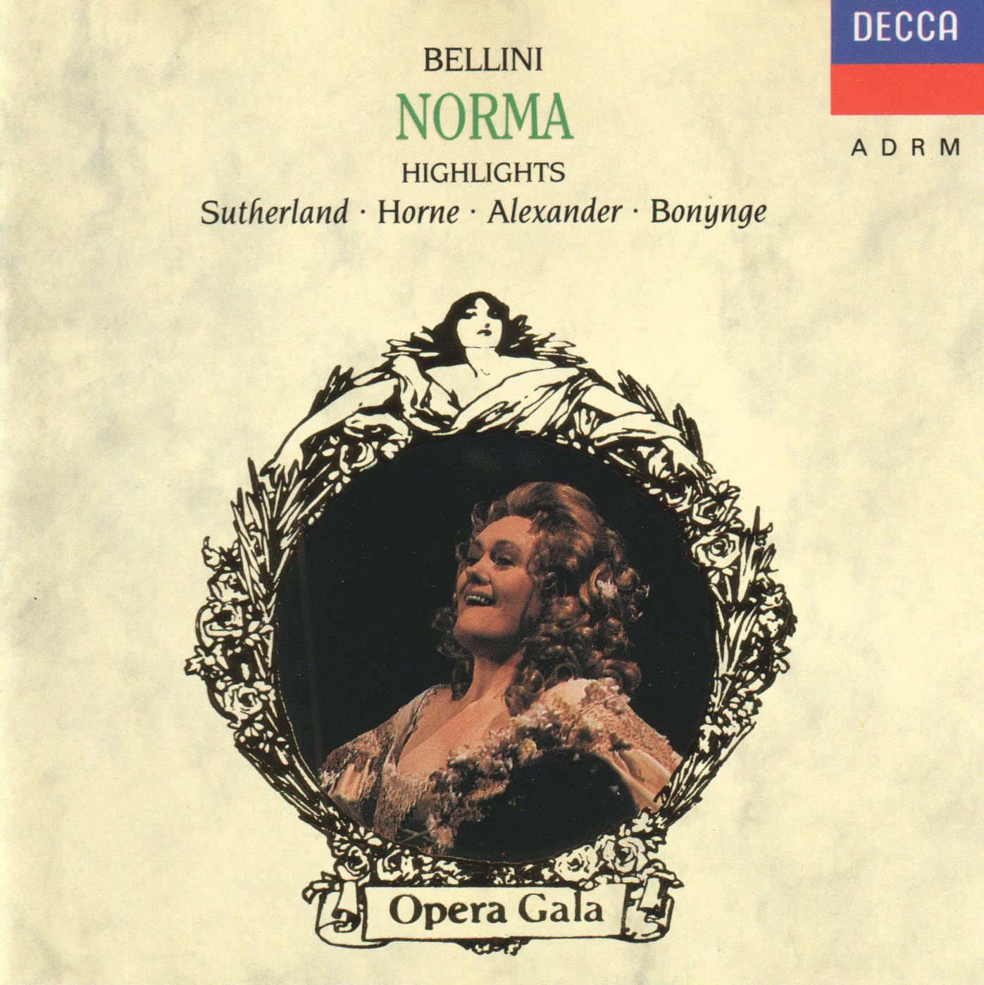 Bellini: Norma Highlights; Bon [Audio CD] Bellini; Sutherland; Horne; Bonynge; Lso and Bonynge Richard