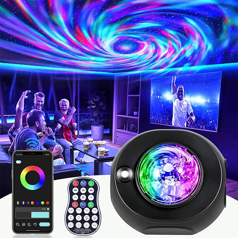 USB Powered Mini Galaxy Night Light Sound-Activated LED Party Light 10ft USB Ideal for Christmas, Raves, Home Karaoke, Dance, Clubs, Bar Parties,