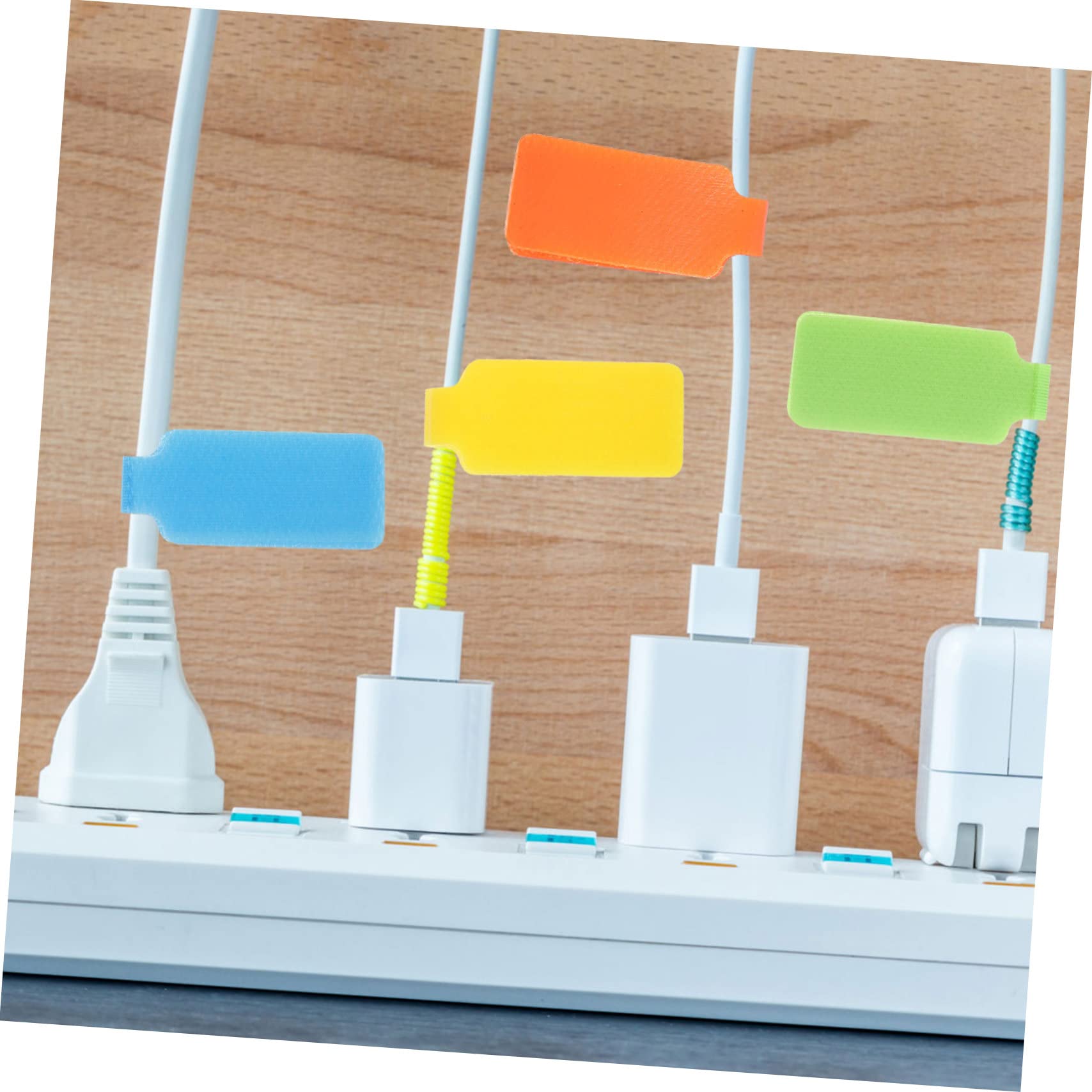 NUOBESTY 4 Set Etichette Per Scrivibili Con Design Riutilizzabili E Regolabili Per Organizzazione E Auto Etichette Colorate Per Residui Adesivi 50 Pezzi*4