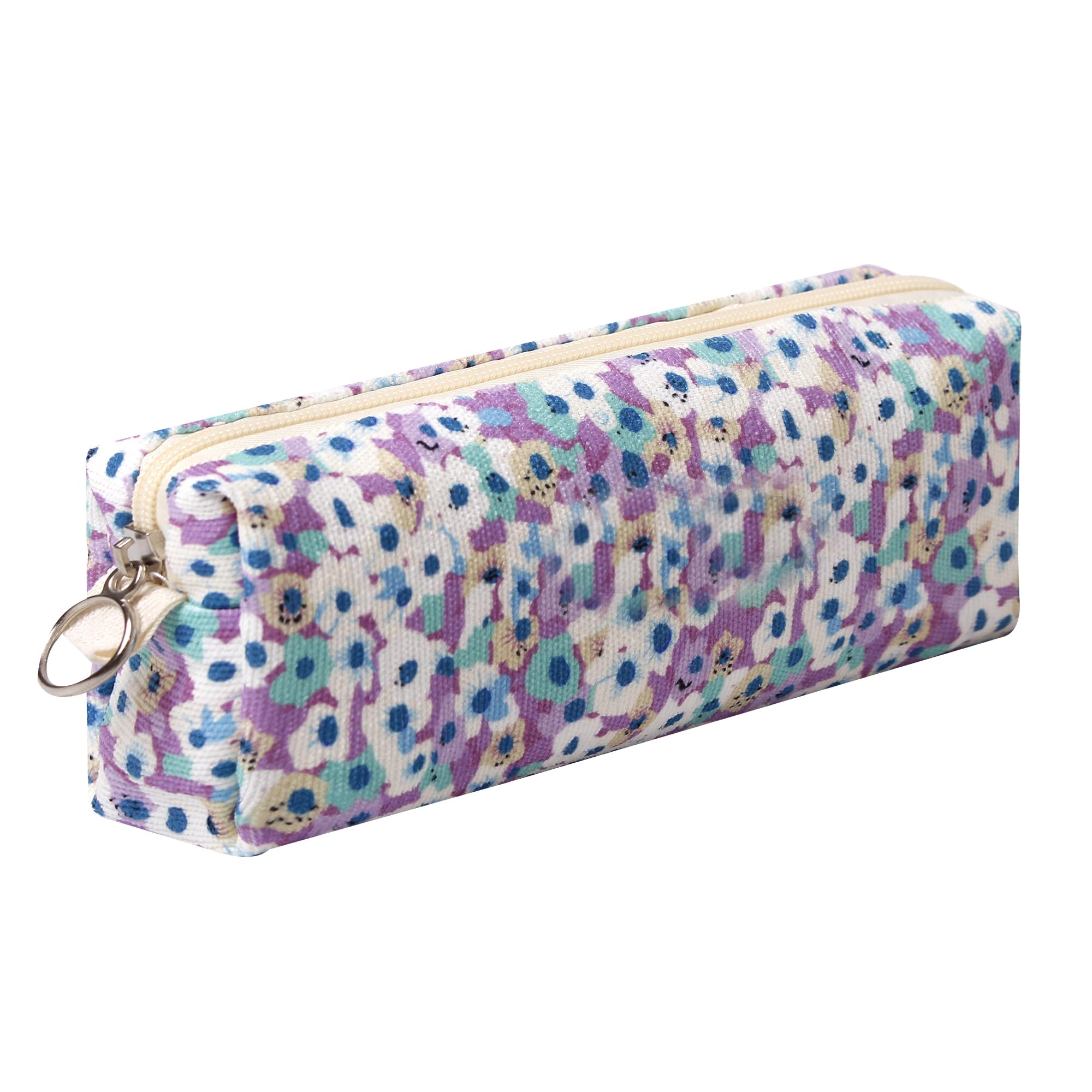 Cute Pencil Case Aesthetic Student Pencil Pouch Coin Pen Pouch Cosmetic Bag Office Stationery Organizer For Kids Teen School (T)