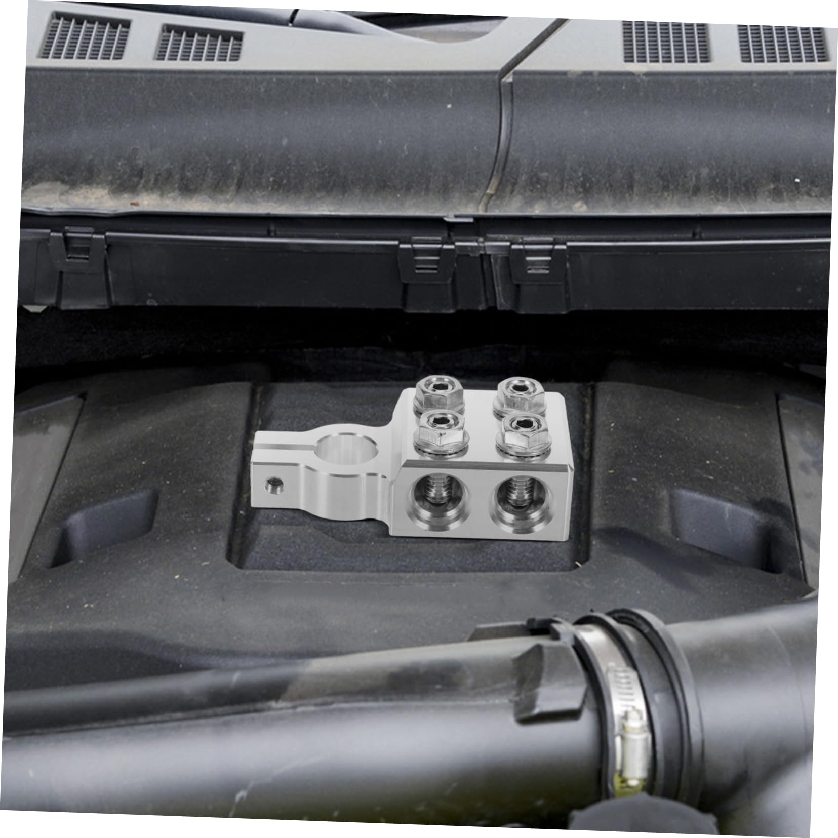 VALICLUD Interrupteur de Déconnexion de Batterie et Prévention des Risques Électriques Performance Fiable en Alliage D'aluminium Argenté pour Voiture