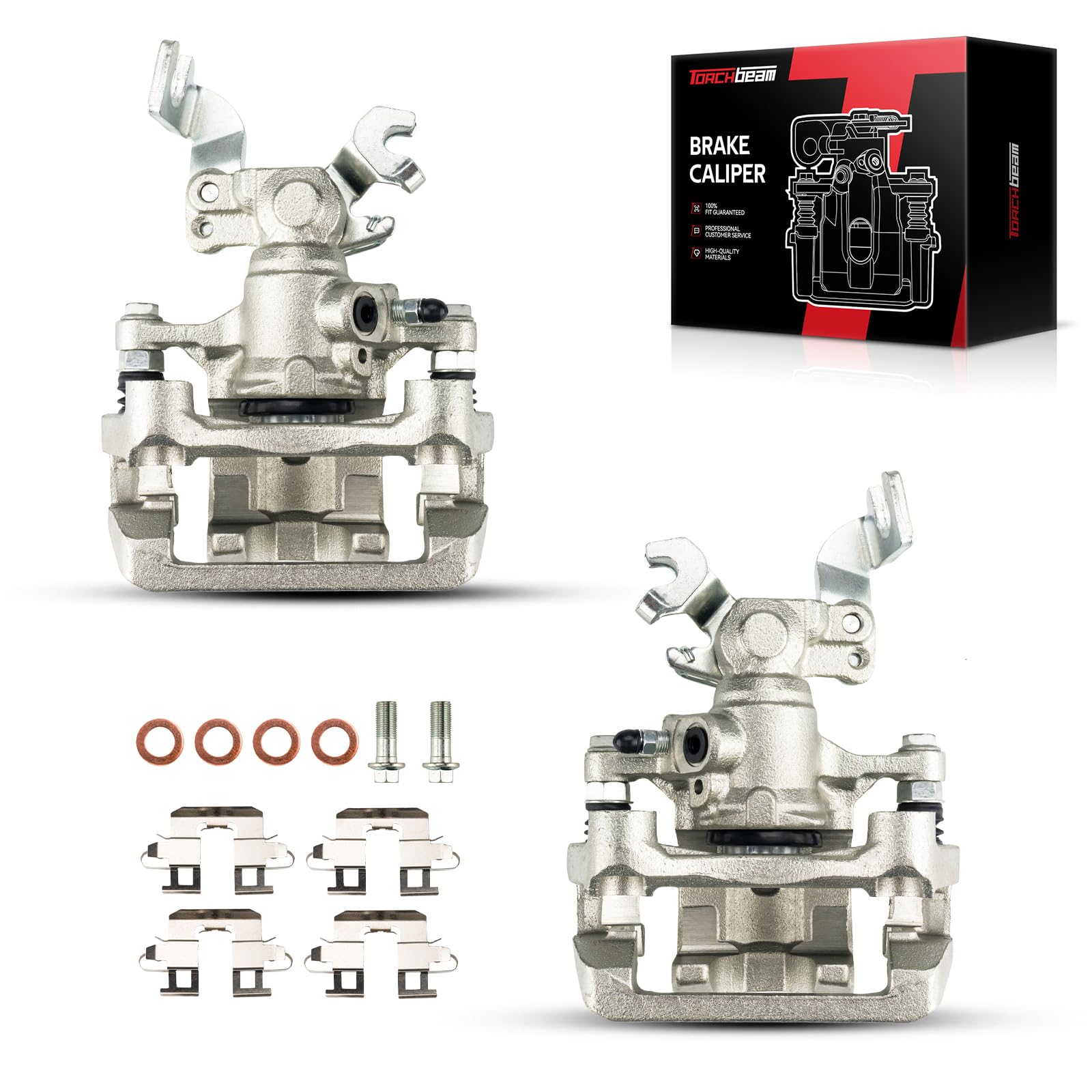 Torchbeam Rear Brake Calipers Set for Ford Fusion 2006-2012