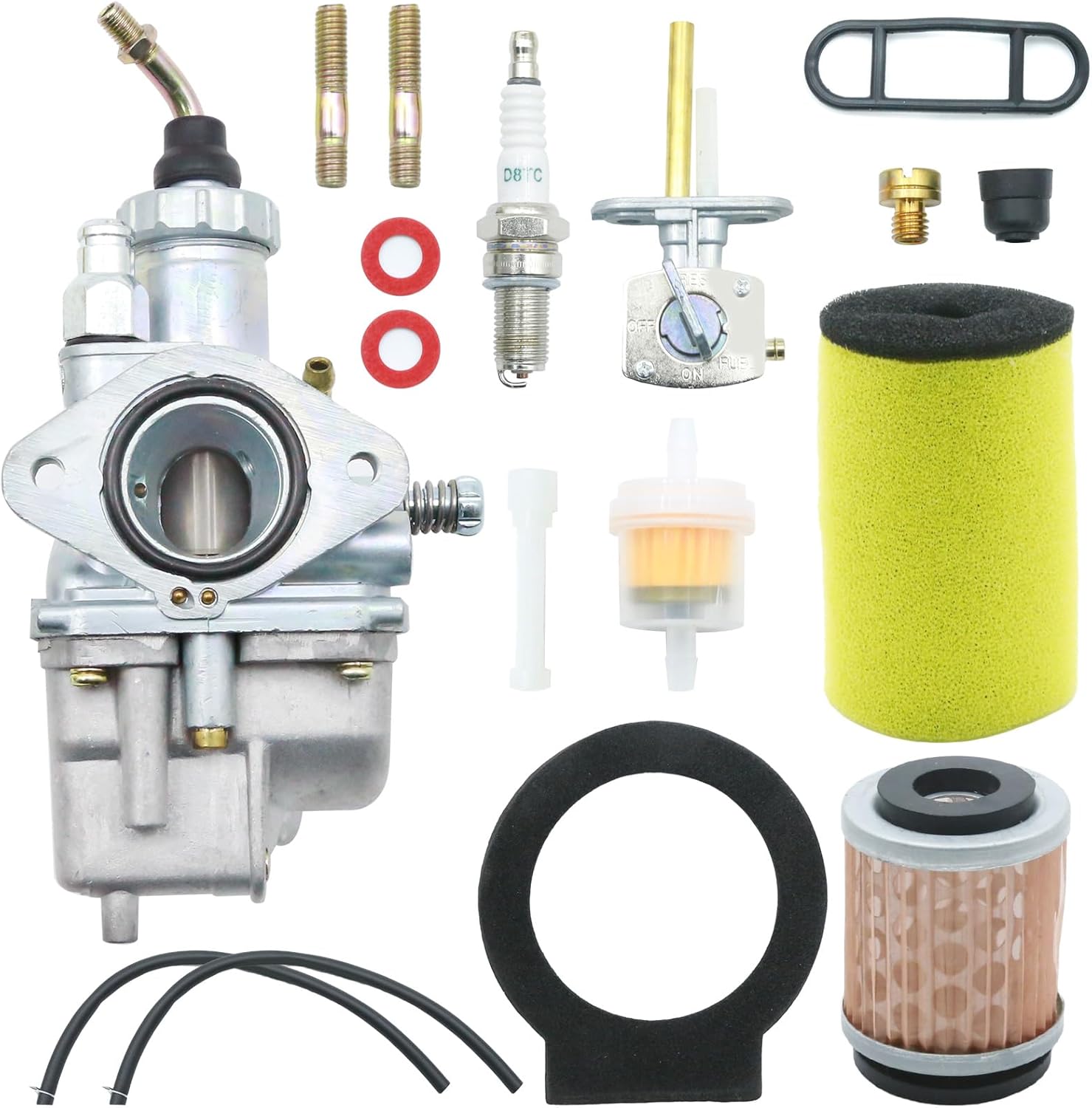 EATAKWARD 4KD-14101-02-00 Carburetor, Replacement for Yamaha YFB250 YFB250FW YFB250FWL 1992 1993 1994 1995 1996 1997 1998 1999 2000, Replaces 4BD-14101-00-00