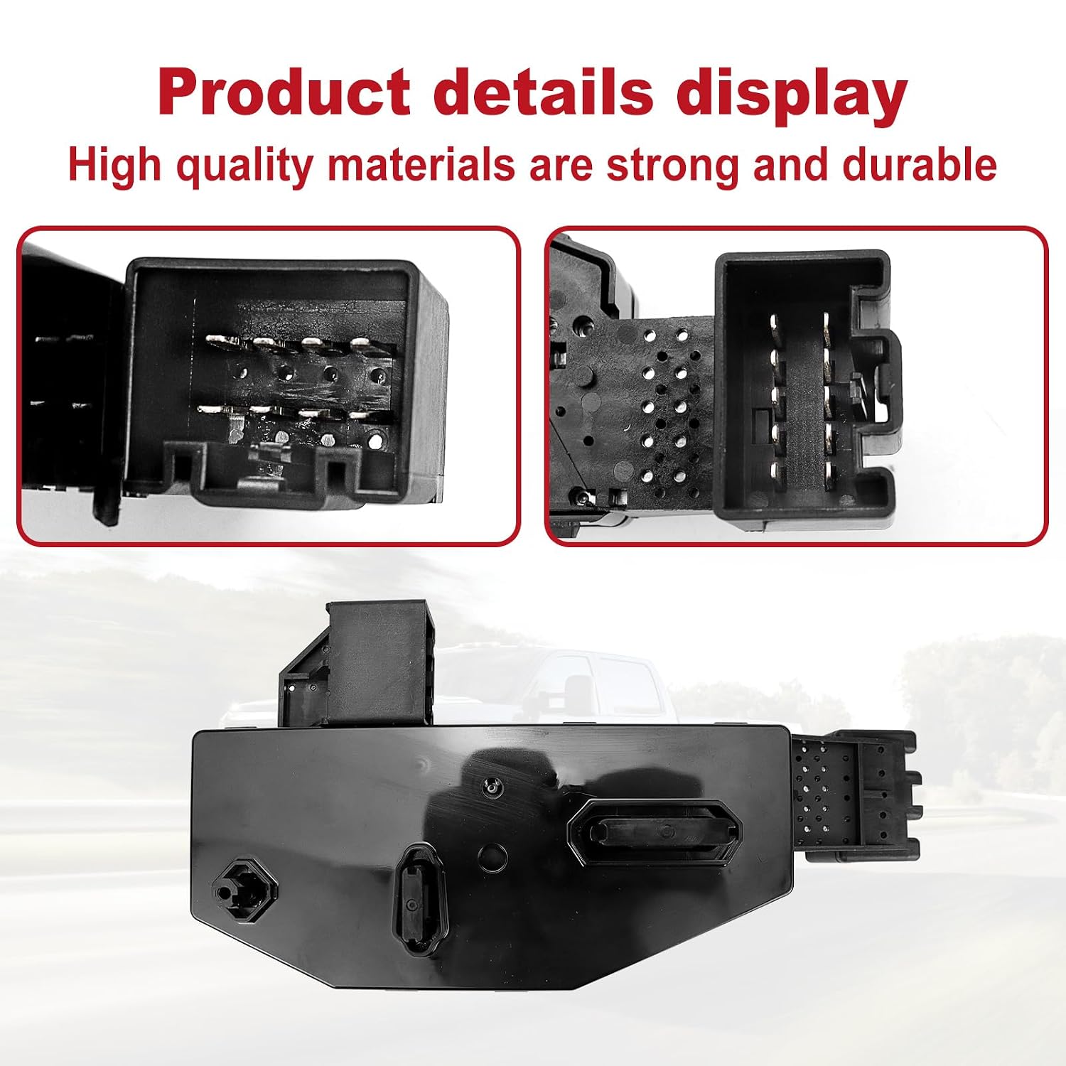 Front Seat Adjuster Switch Driver Side 23247095 for Chevy Silverado 1500 Tahoe Suburban for GMC Sierra 1500 Yukon XL for Cadillac ATS XTS Escalade ESV CTS 2013-2020