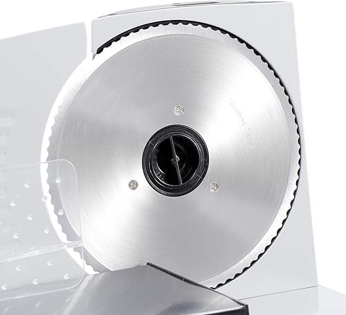 Miniatura 5 de SUPER DEAL Cortador eléctrico de alta calidad para carne, hoja de acero inoxidable de 7.5 pulgadas, cocina para el hogar, cocina, delicatessen,