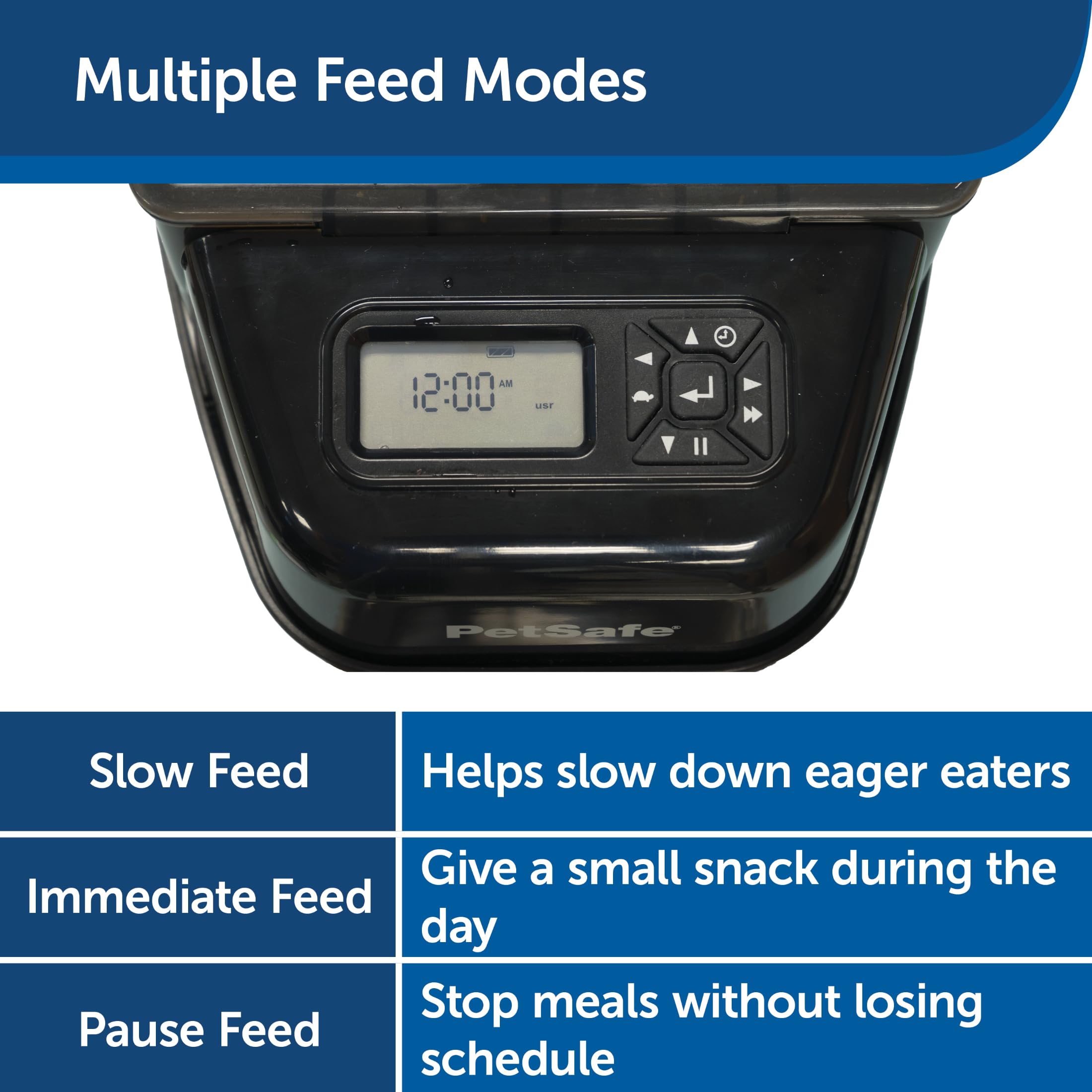 PetSafe Automatic Cat Feeder - Healthy Pet Simply Feed - Automatic Pet Feeder for Cats & Dogs - Timed Pet Feeder with Programmable Portion Control - Holds 24 Cups of Dry or Semi-Moist Dog or Cat Food - image 3