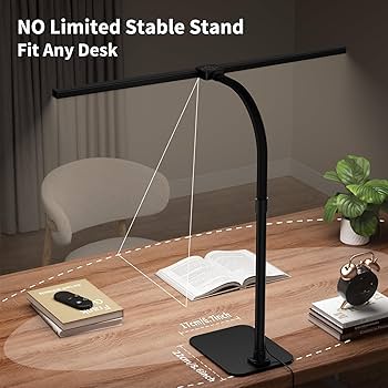 Kaulsoue Desk Lamp Architect Task Dual Head Modern Flexible