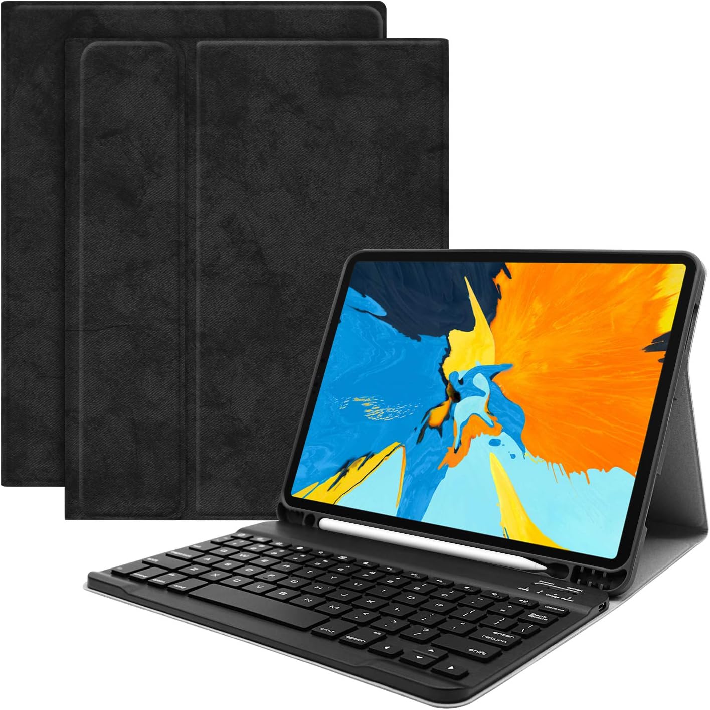 iPad Pro 11 Keyboard Case 2018,Auto Sleep/Wake Detachable Wireless