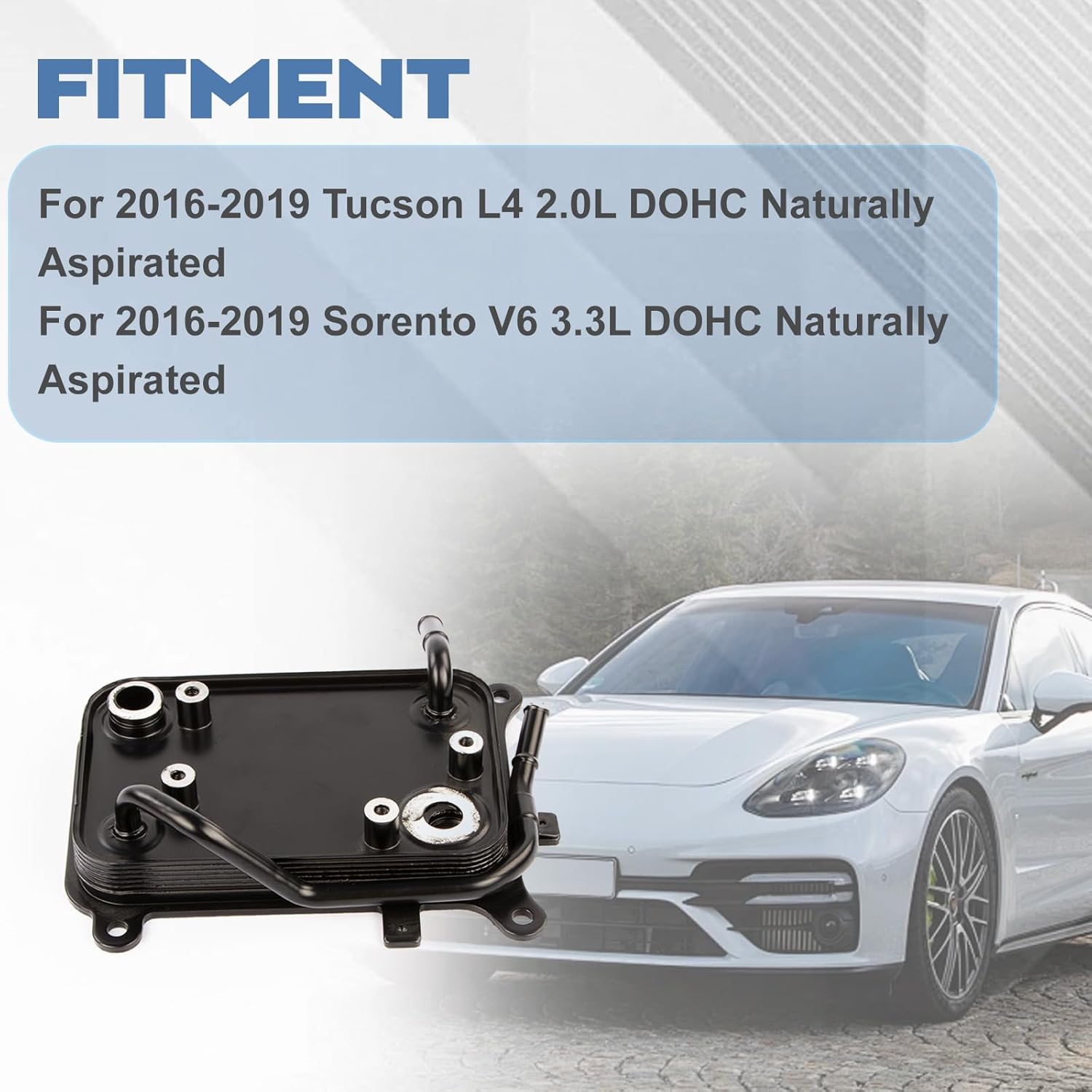 Transmission Fluid Cooler 25620D3000 25620-D3000 Fits for 2016-2019 Tucson Sorento Transmission Fluid Cooler 2.0L 3.3L