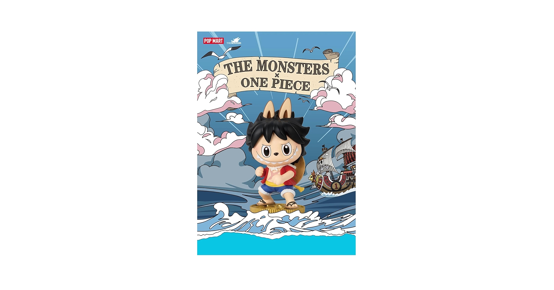 Amazon | POPMART × ワンピース Labubu THE MONSTERS ラブブ コラボ