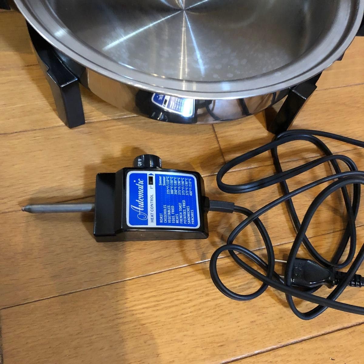 新品 Magic Core マジック コア ステンレス 電気 フライパン@ 新品 Magic Core マジック コア ステンレス 電気 フライパン