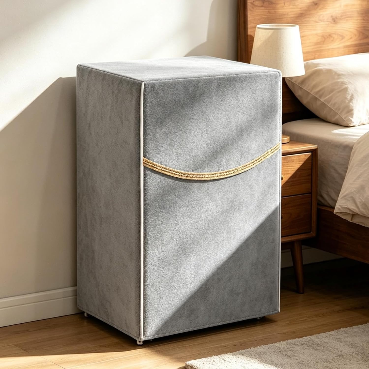 Disguise Your Apartment Safe with Detive Roll-Up Covers - Protective Cabinet Cover for Security & Privacy, Stylish & Functional Home Decor Solution