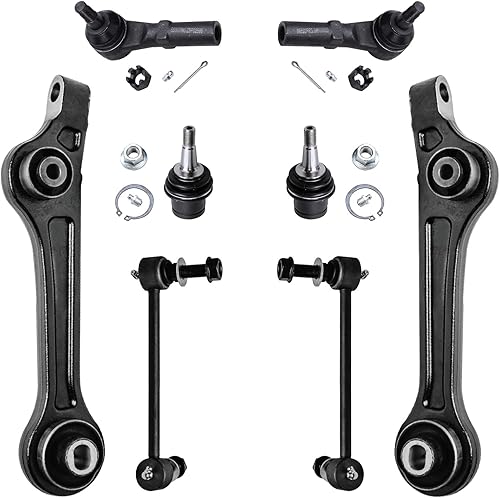 Miniatura 86 de Detroit Axle - Kit de suspensión frontal de 8 piezas para Chevy Aveo Aveo5 Pontiac G3 Wave Wave5 Suzuki Swift+ 2 brazos de control inferiores con