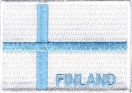 Patch:Hobby - Finland National Flag Patch Embroidery Sweing Badge 7cm x 5cm Imported from Malaysia