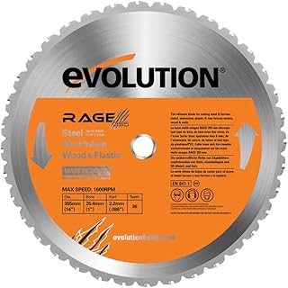 Evolution Power Tools 14-Inch Multi-Purpose Cutting Blade for RAGE2