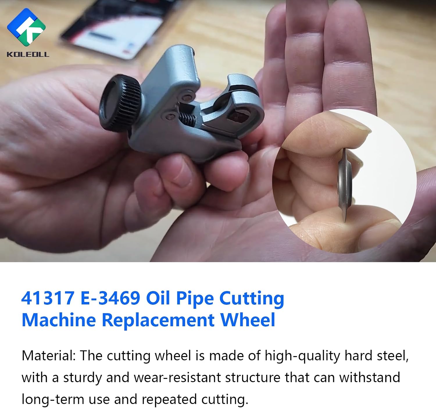 41317 E-3469 Tubing Cutter Replacement Wheel for Tubing Cutter | Compatible with Models 101 103 104 117 118 150 151 152 153 205 Copper Pipe Cutter (4 Pack)