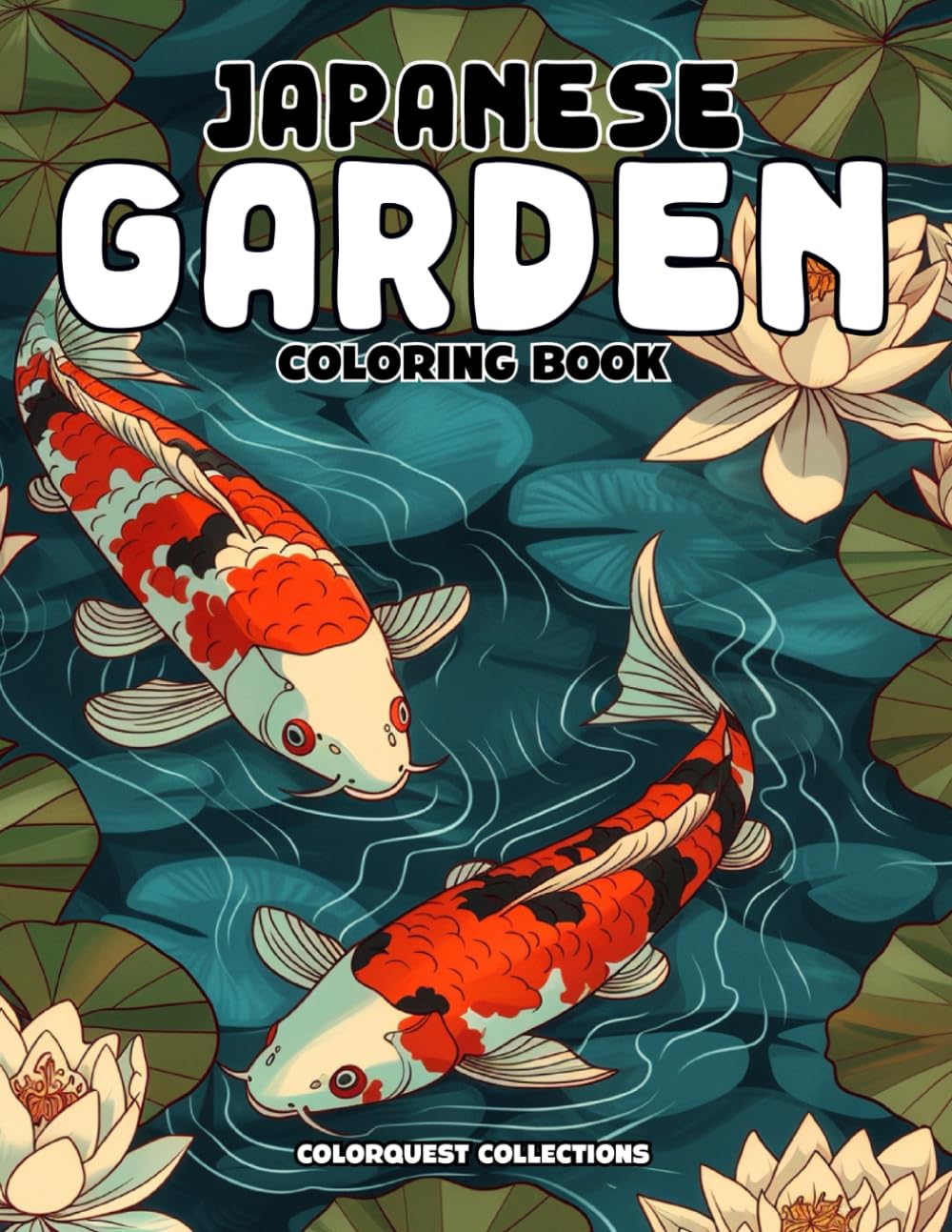 Japanese Garden Coloring Book: Where Tranquility & Zen Meets Creativity