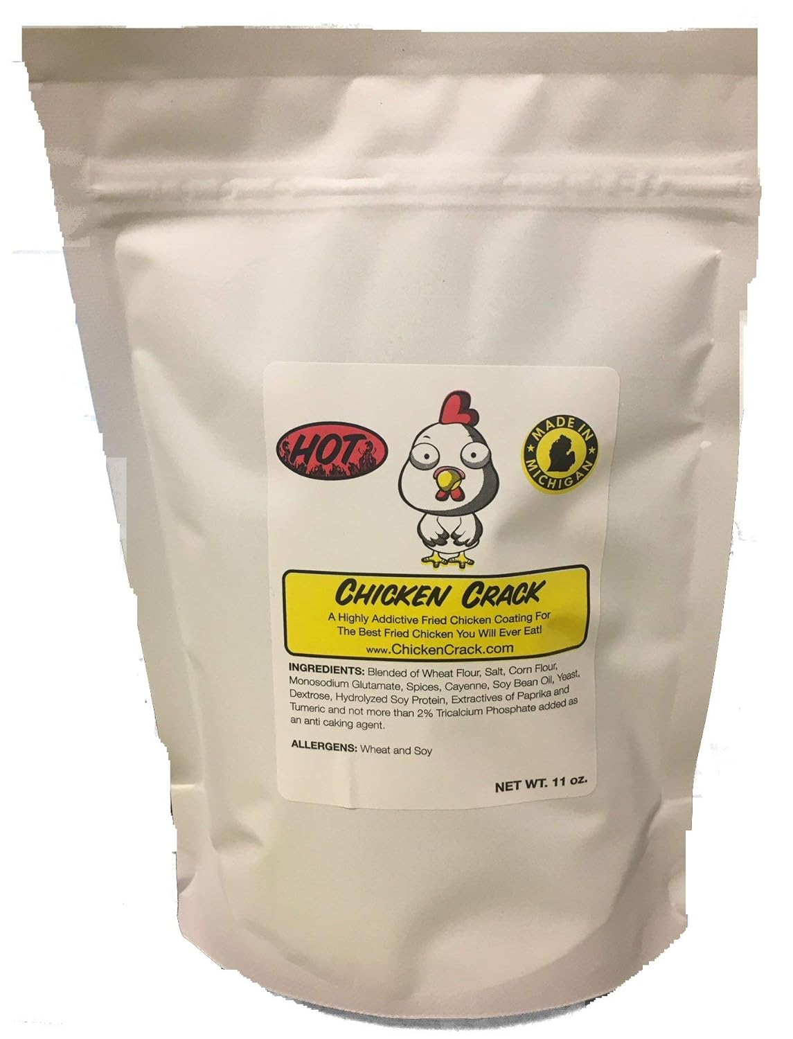 HOT Chicken Crack Fried Chicken Coating Mix -3 (THREE) 11 oz bags