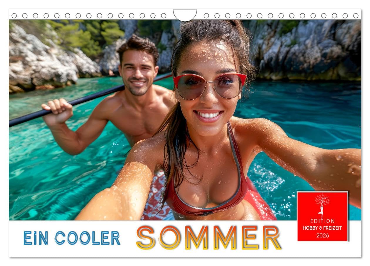 Ein cooler Sommer UK-Version (Wall Calendar 2026 DIN A4 Landscape), CALVENDO 12 Month Wall Calendar โ image 1
