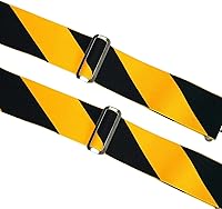 Vista 6 de MELOTOUGH Tirantes para hombre, totalmente elásticos, 2 pulgadas de ancho, tirantes de trabajo resistentes