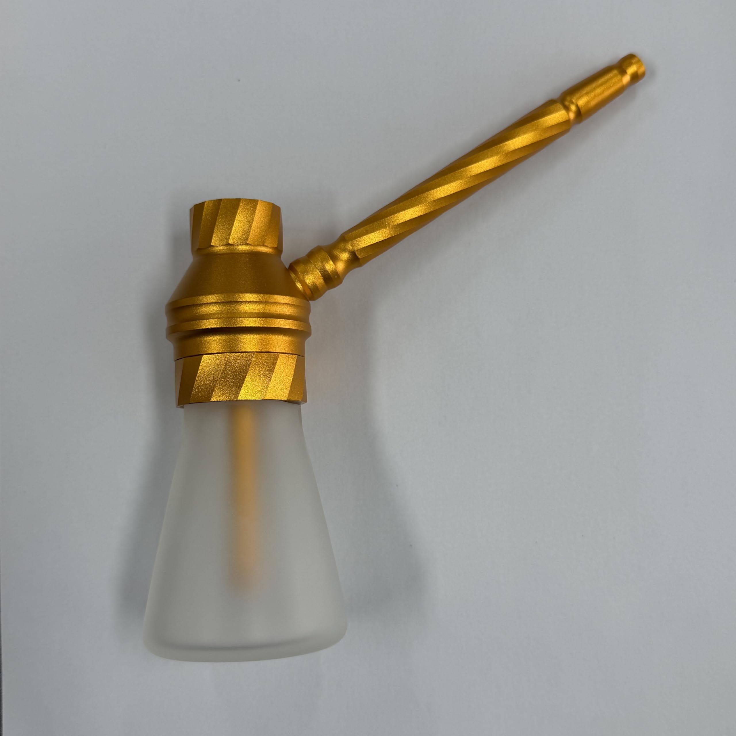 Mini Portable Hookah Set, Designed for Tobacco Use, for Home or Travel, Gold