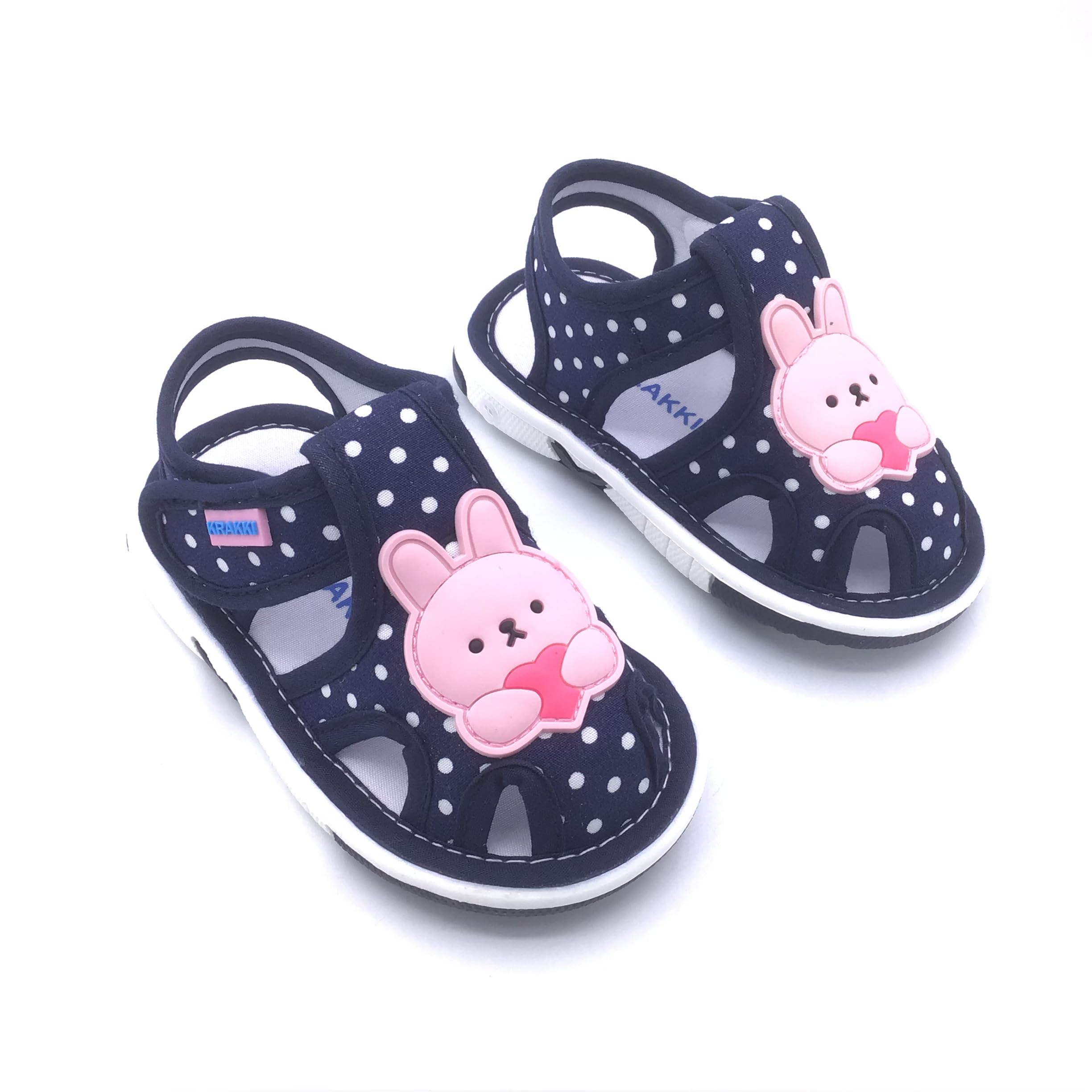 KRAKKI Cotton Early Walkers Extra Comfort Musical Sandals (14-16 Month_Navy) 1107231140103 (B0CH88DNSS) Amazon Price History, Amazon Price Tracker