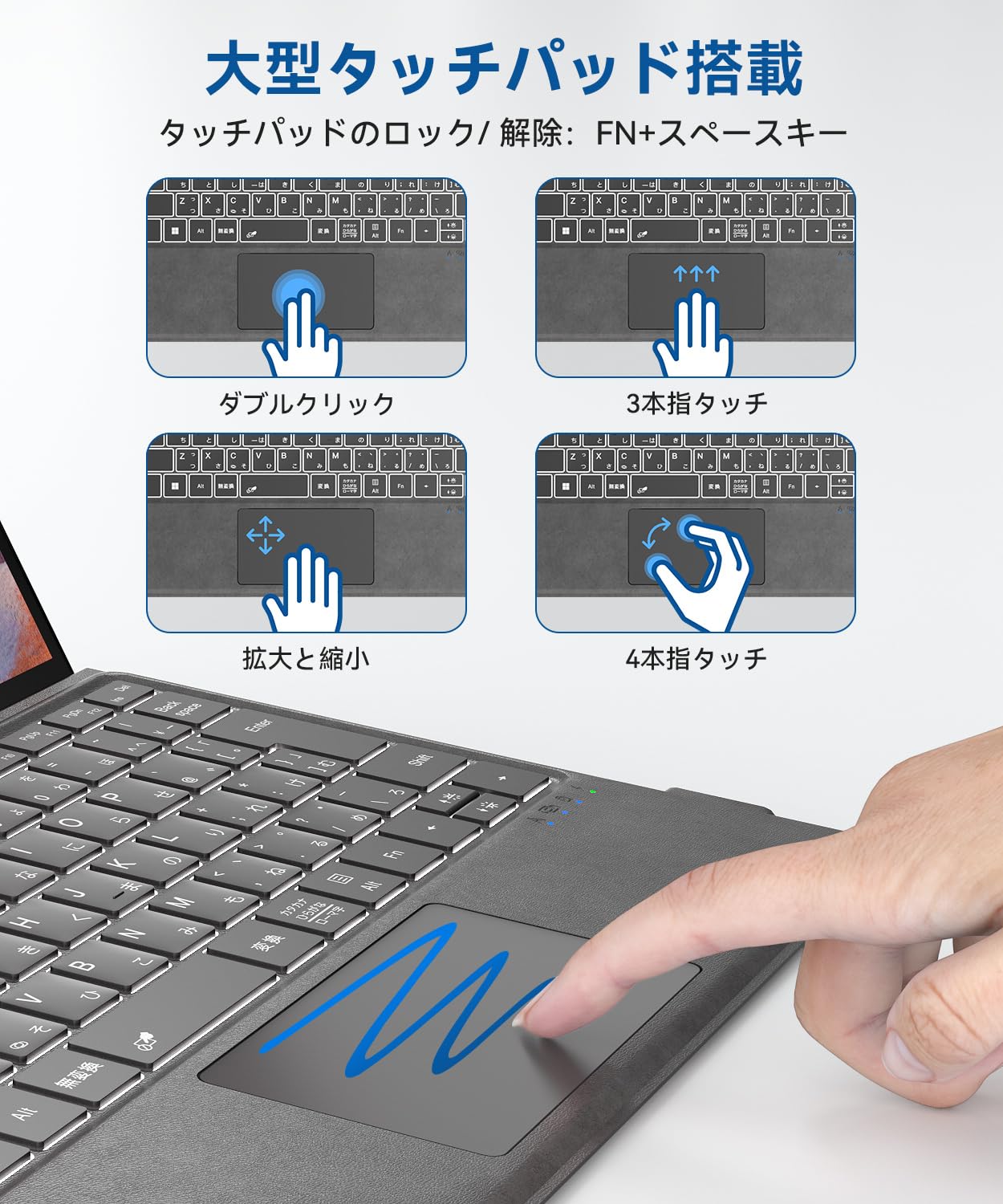 Amazon.co.jp: Omikamo Surface Pro キーボード ワイヤレス Surface