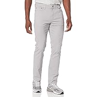 Amazon Essentials Pantaloni in Twill Elasticizzati con 5 Tasche Slim Uomo