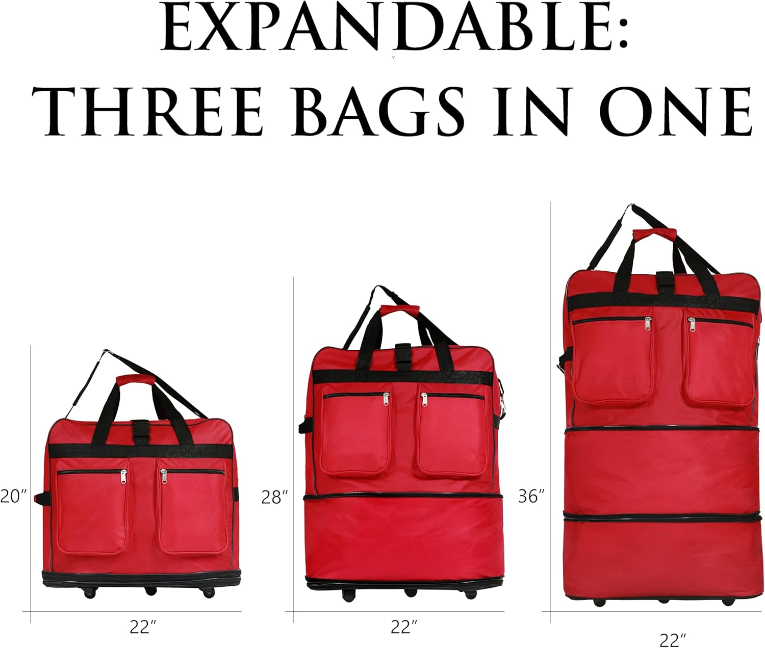 Amazon.com | Generic Expandable Lightweight Duffle Bag (36