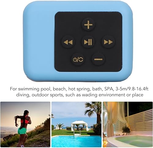 Miniatura 2 de Disfruta de música perfecta con reproductor MP3 impermeable IPX8 de 16 GB, construido para reproducción Bluetooth 5.0 MP3, WMA, WAV. Disfruta