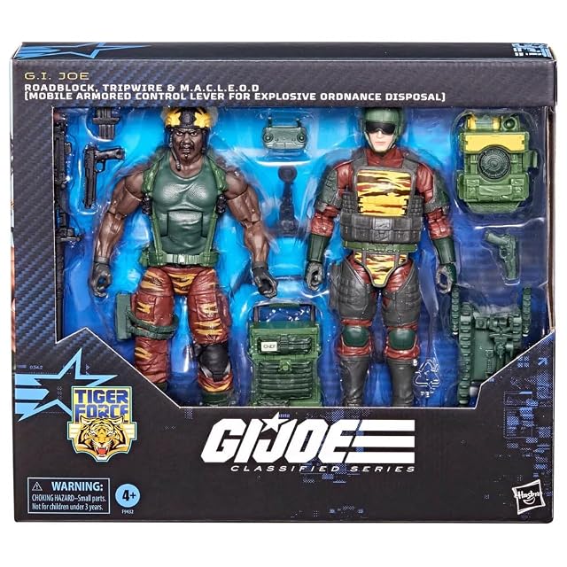 Foto 2 de 6 de G.I. Joe Tiger Force Roadblock, Tripwire y M.A.C.L.E.O.D. Juego de Figuras de acción