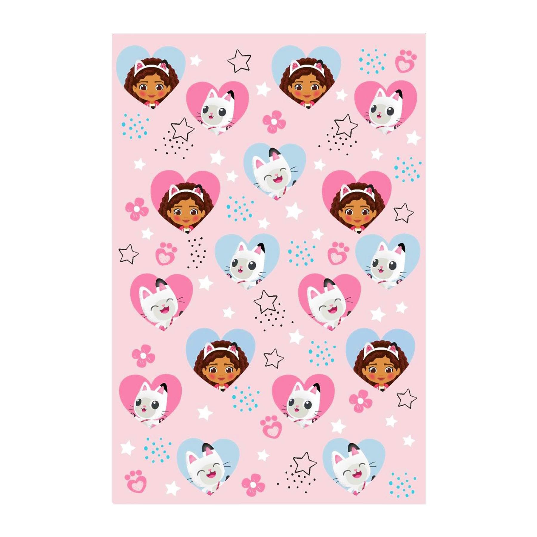 Halantex Gabby’s Dollhouse Fleece Blanket – 100 x 150 cm Soft Polyester Throw Featuring Gabby & Pandy Paws – Super Cozy, Machine Washable, for Kids & Travel