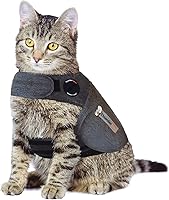 Vista 1 de ThunderShirt Classic - Chaqueta contra la ansiedad para gatos, gris sólido, pequeña