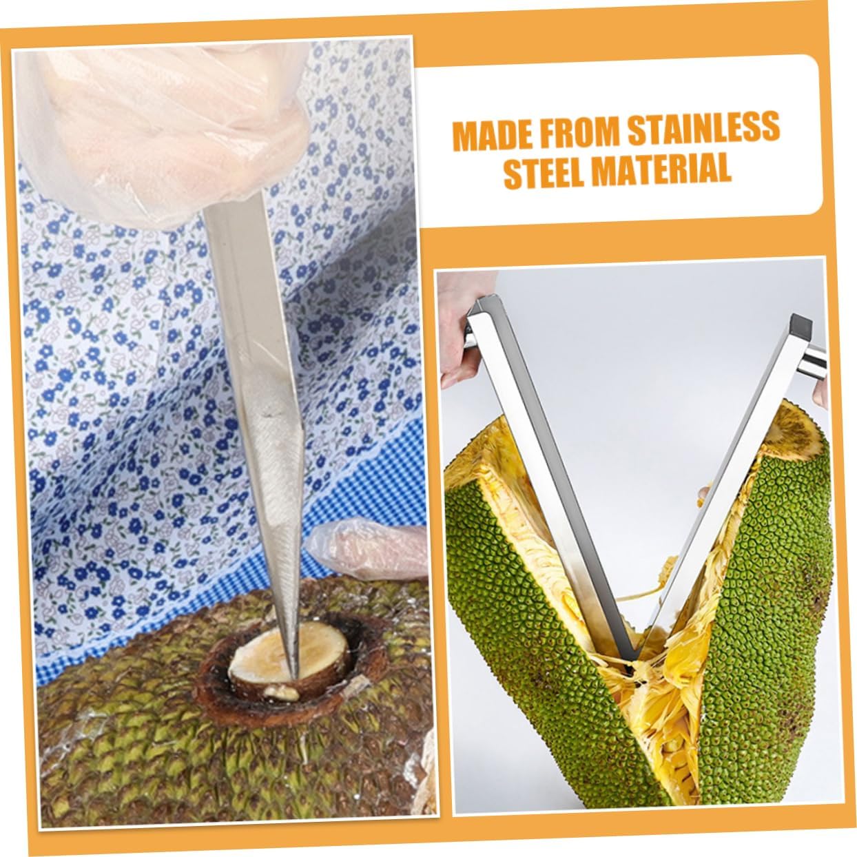 Ergonomic Jackfruit Opener Metal Jackfruit Opening Tool Practical Fruit Core Remover Versatile Kitchen Gadget