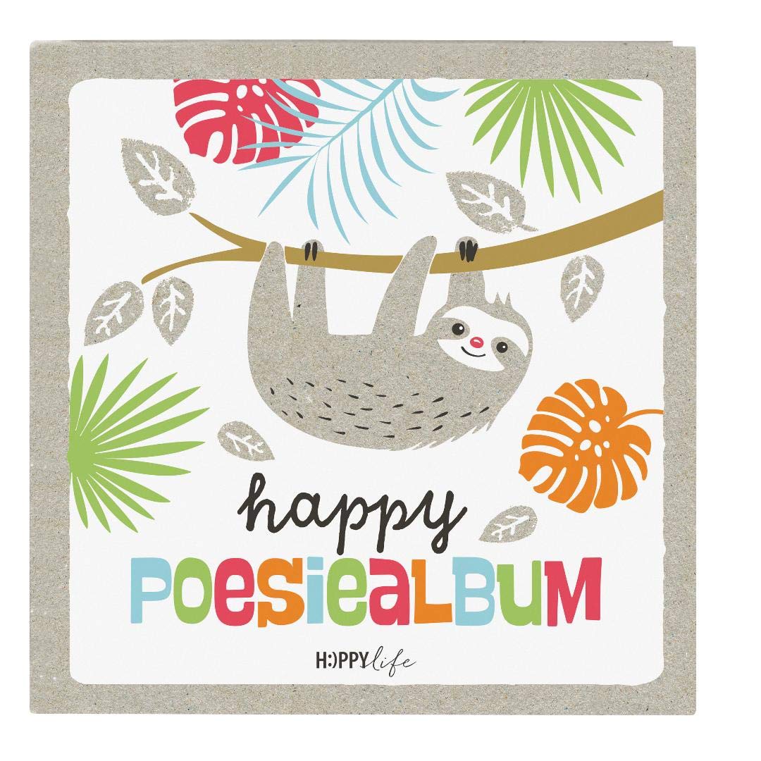 goldbuch Poesiealbum HAPPYlife Faultier Motiv Poesiealbum HAPPYlife mit Faultier Motiv, 96 Seiten, laminiert