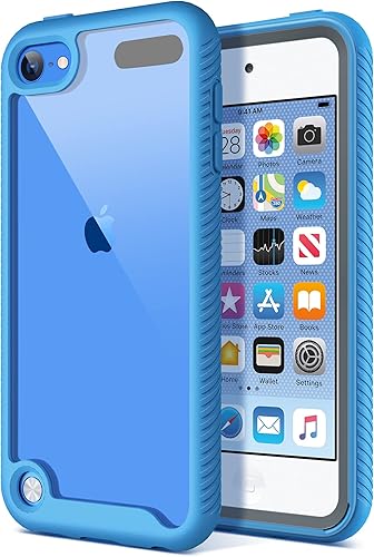 Miniatura 9 de ULAK Funda compatible con iPod Touch de 765 generación con 2 protectores de pantalla HD, resistente a los golpes, 2 en 1, cubierta trasera