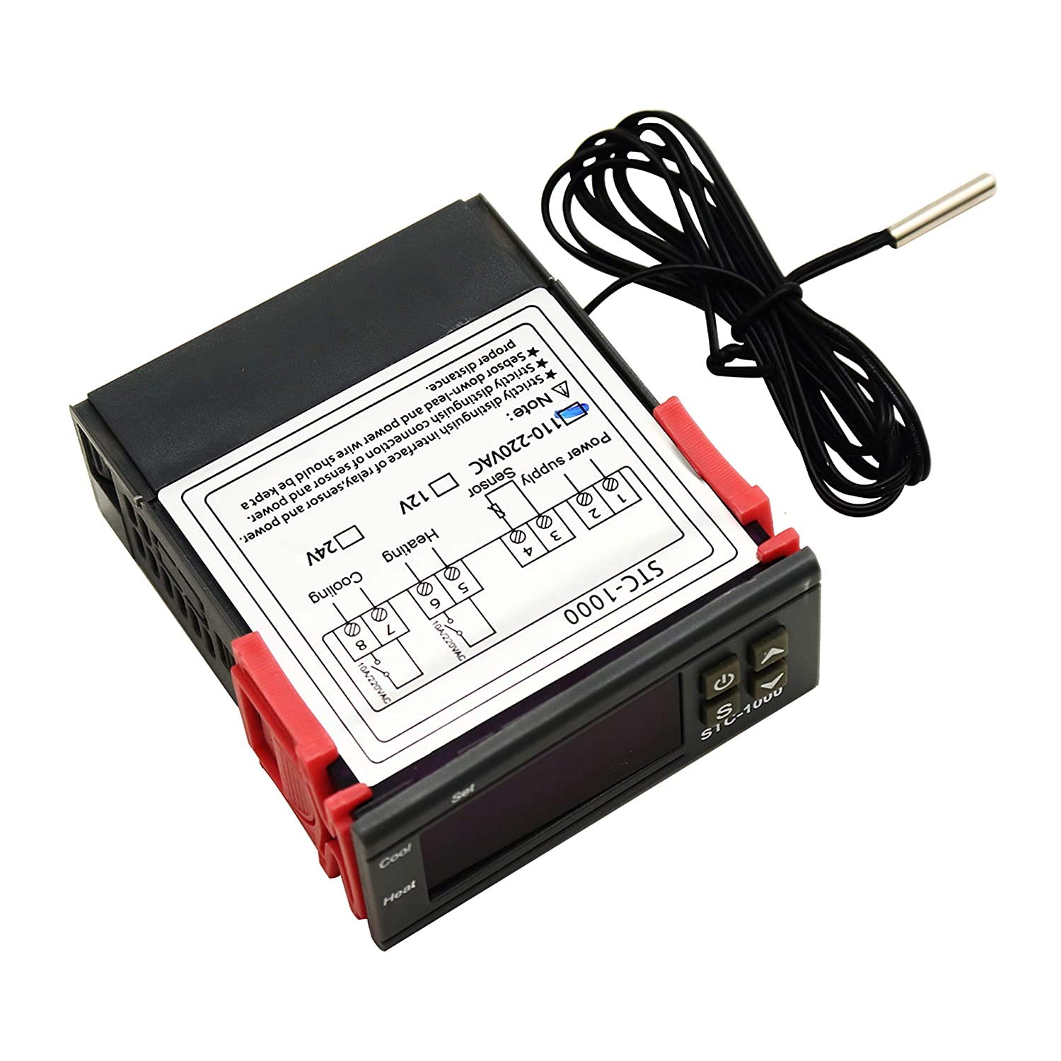 See full amazon price history chart for Electronicspices STC-1000 Digital Temperature Controller LED Temp Control Thermostat 110V Heating Cooling Relay NTC Sensor Incubator Electronicspices STC-1000 Digital Temperature Controller LED Temp Control Thermostat 110V Heating Cooling Relay NTC Sensor Incubator (B08H2B9TP6) Amazon Price History, Amazon Price Tracker
